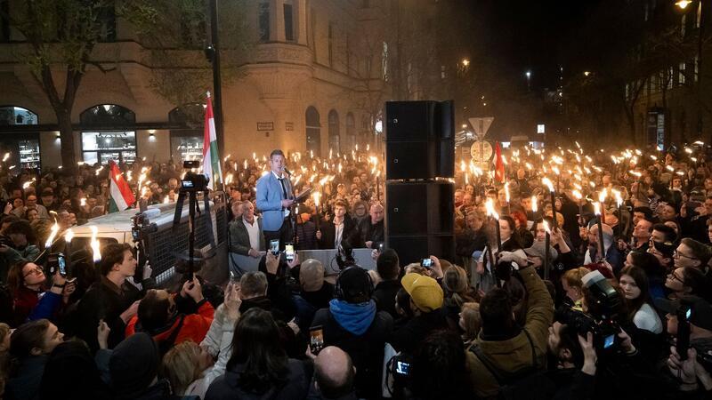 Bezeichnet Viktor Orban als „Kopf des Mafia-Staats“: Peter Magyar.