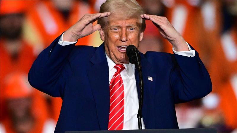 Biden sei schon als Präsident nicht mehr geistig auf der Höhe gewesen, behauptet Trump. (Archivbild)