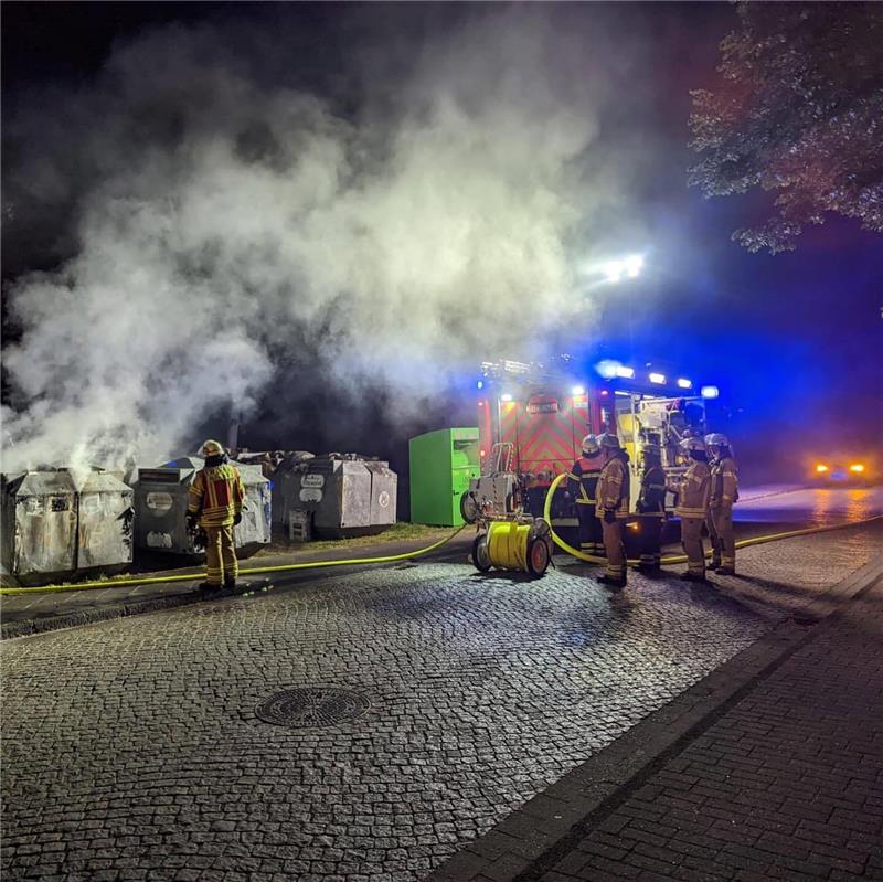 Mehrere Feuer in Stade und Himmelpforten: Polizei ermittelt wegen Brandstiftung