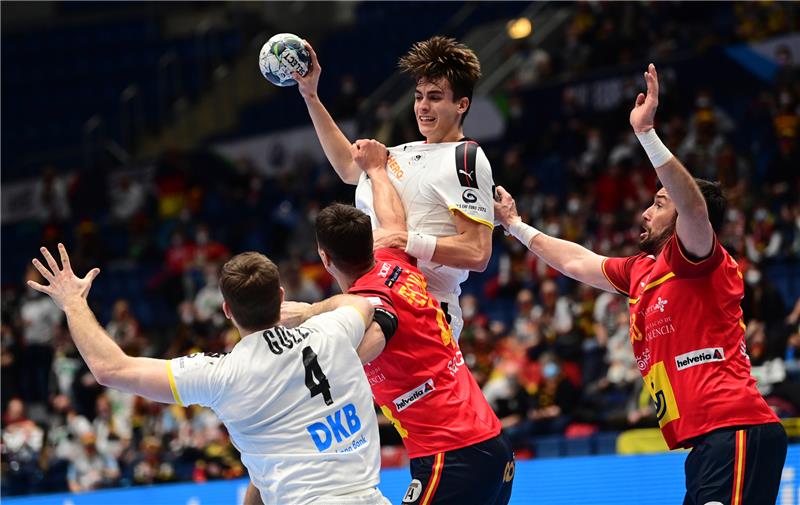 EM-Rückschlag für coronageplagte Handballer: Lehrstunde gegen Spanien