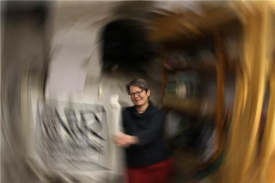 Diese Treppe führt in den Keller des Physikus