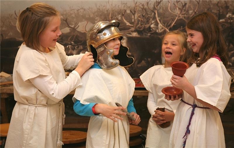 Kindergeburtstag feiern wie die alten Römer
