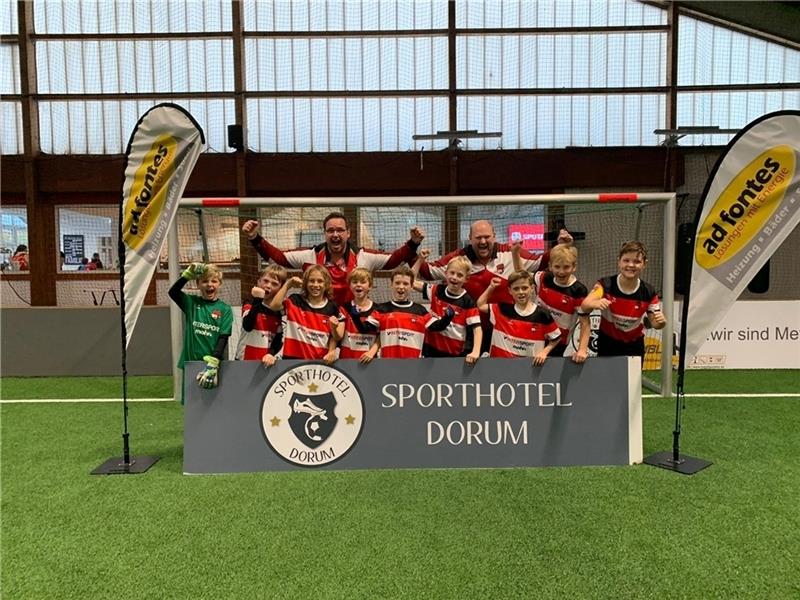 U10-Fußballer des JFV Buxtehude freuen sich auf große Namen