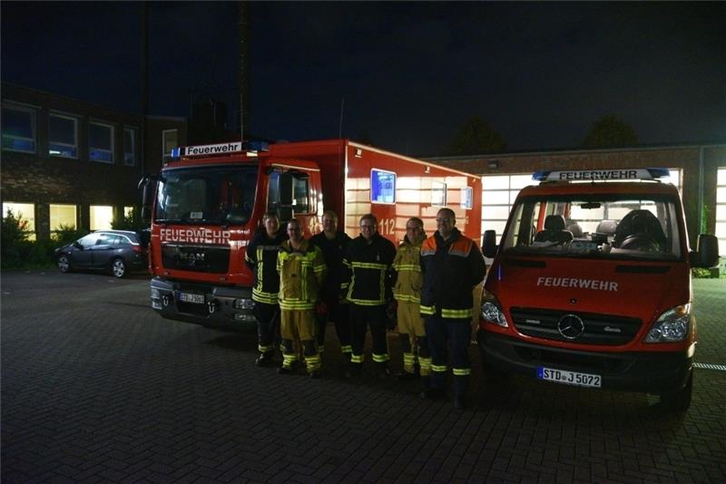 Stader Feuerwehr hilft bei Moorbrand in Meppen