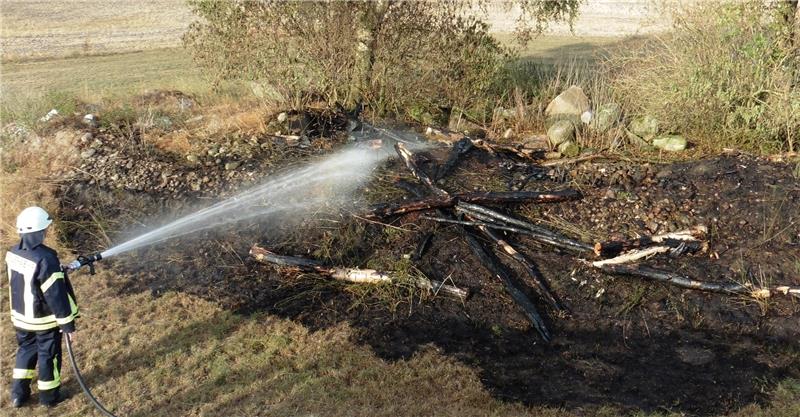 Flächenbrand in Mulsum gelöscht Flächenbrand in Mulsum gelöscht