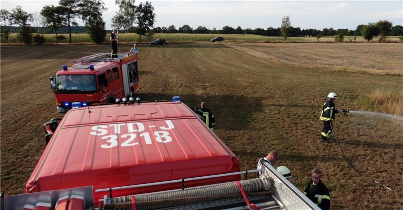 Flächenbrand in Mulsum gelöscht Flächenbrand in Mulsum gelöscht