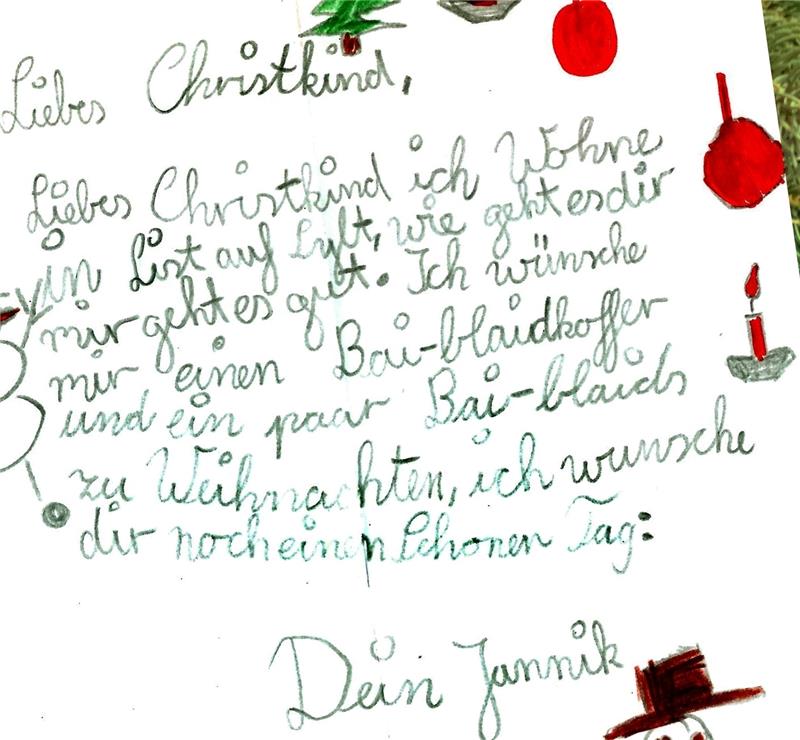 Ein Brief ans Christkind Ein Brief ans Christkind