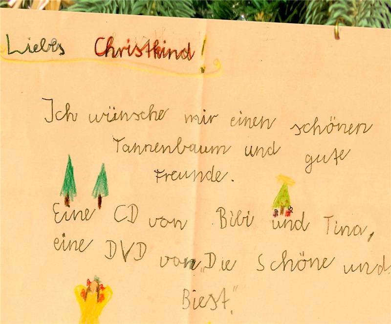 Ein Brief ans Christkind ...