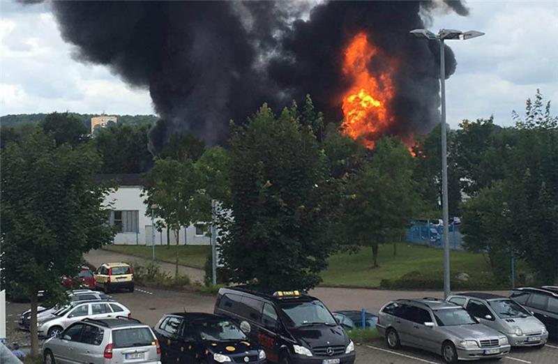 Großfeuer in der Rudolf-Diesel-Straße (mit Video)