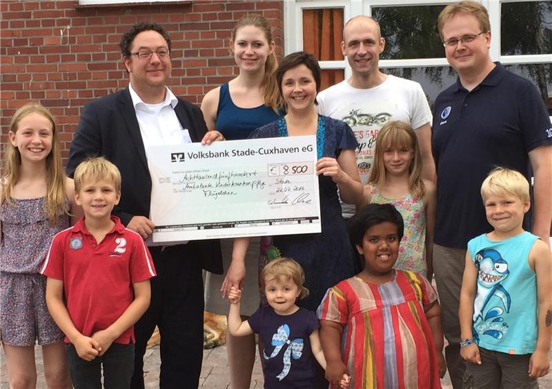8500 Euro für Kinderkrankenpflege Fügelchen