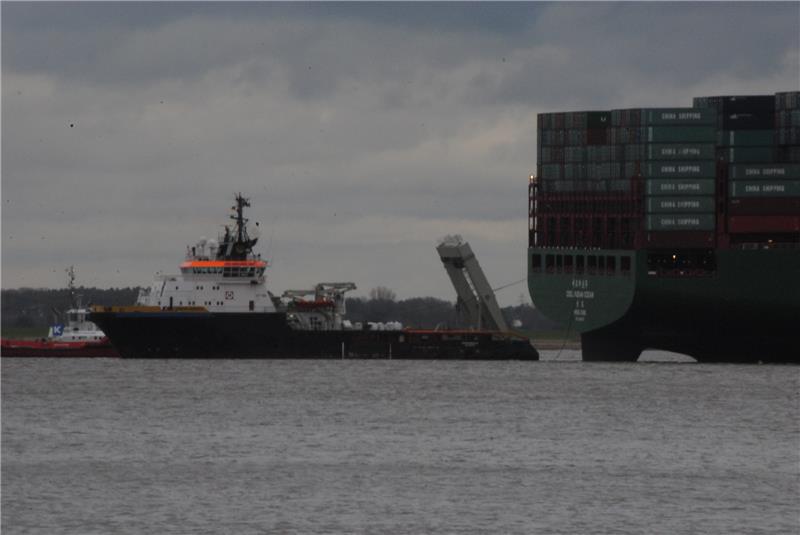 Rund um die Indian Ocean wird weiter gebaggert