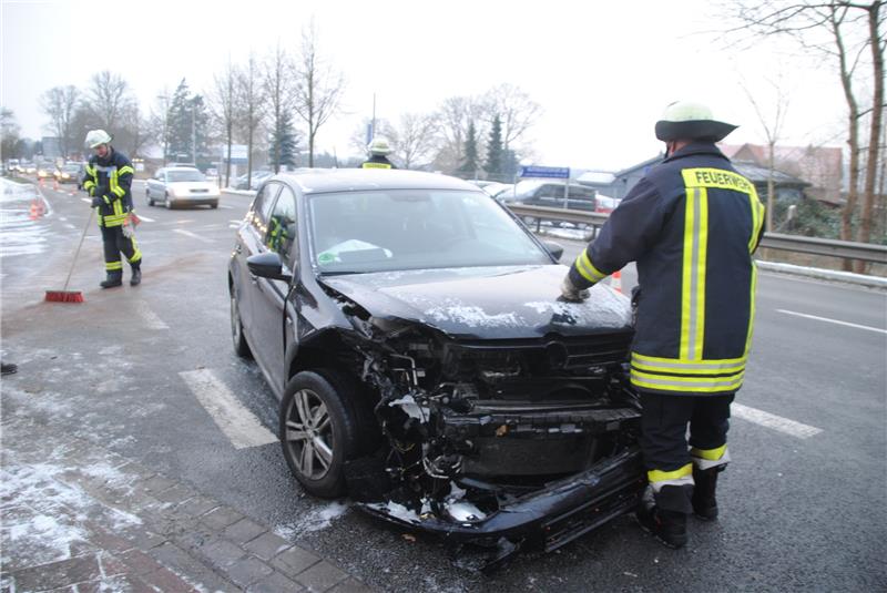 Unfall auf der B73 in Buxtehude