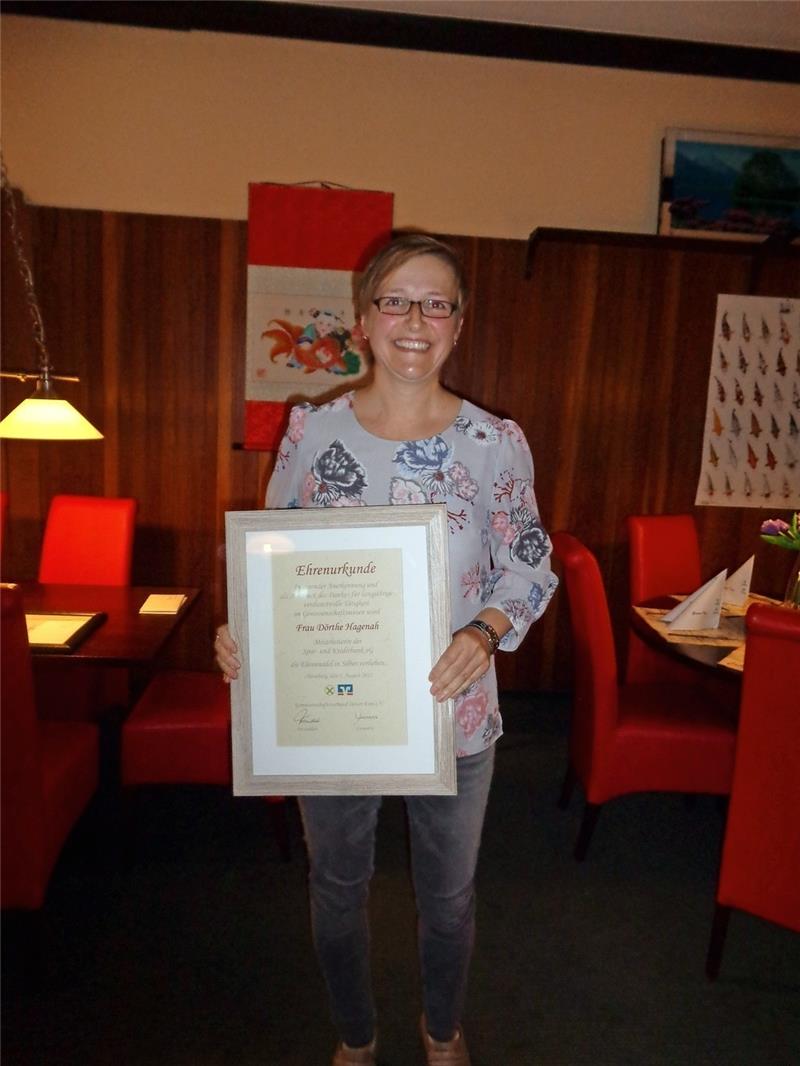 Dienstjubiläum bei der Spar- und Kreditbank eG Hammah