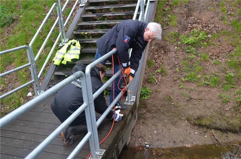 Panzerfaust im Stader Burggraben gefunden