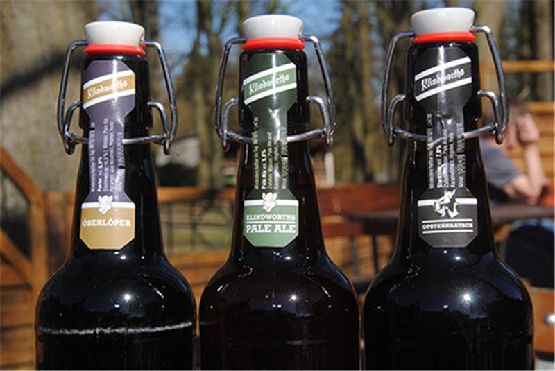 Frisch gebrautes Bier aus dem Kreis