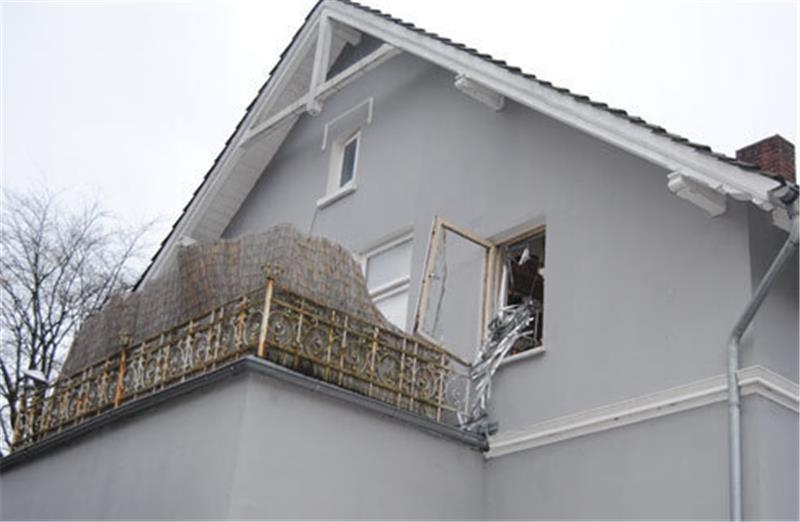 Explosion in der Bremervörder Straße in Stade