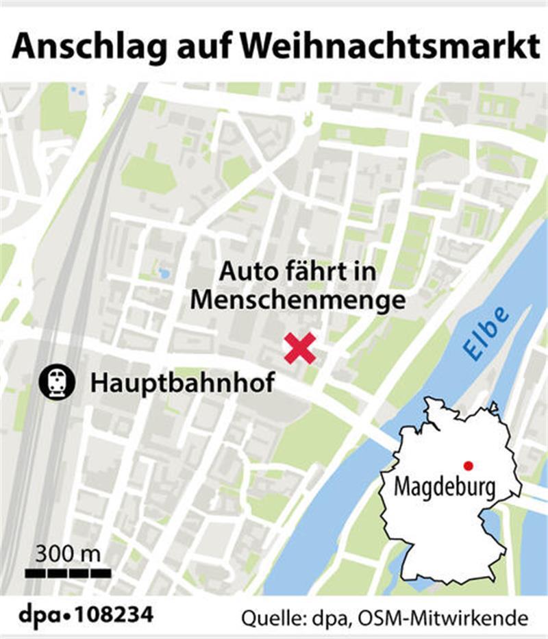 Magdeburg: Tote und Verletzte auf Weihnachtsmarkt – Arzt festgenommen Magdeburg: Tote und Verletzte auf Weihnachtsmarkt – Arzt festgenommen