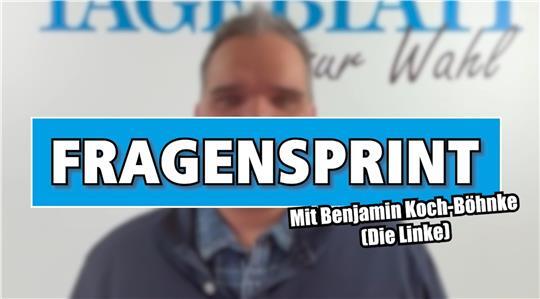 Transkript: Benjamin Koch-Böhnke im Fragensprint