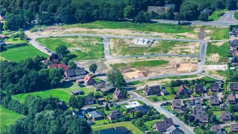 Baugebiet Klarer Streck: Baustellenzufahrt wird hergestellt Bild auf das Neubaugebiet Klarer Streck (Archivbild).