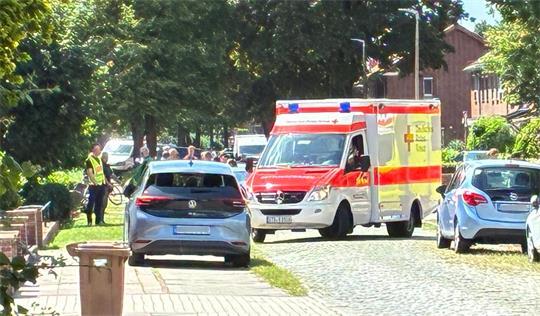 Bild vom Einsatzort: Am 29. Juni tötete ein 45-Jähriger sechs Menschen mit einer Pistole in einer Mutter-Kind-Einrichtung in der Dankersstraße in Stade.