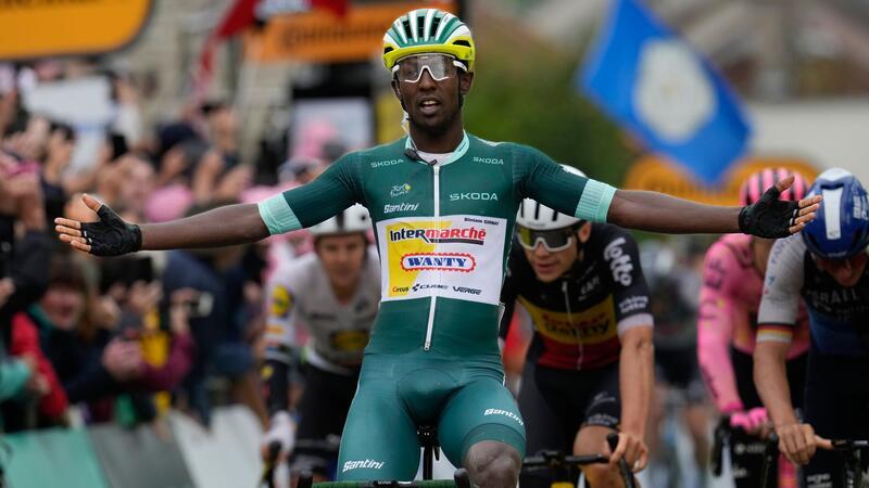 Biniam Girmay aus Eritrea gewann bei der diesjährigen Tour de France bereits seine zweite Etappe.