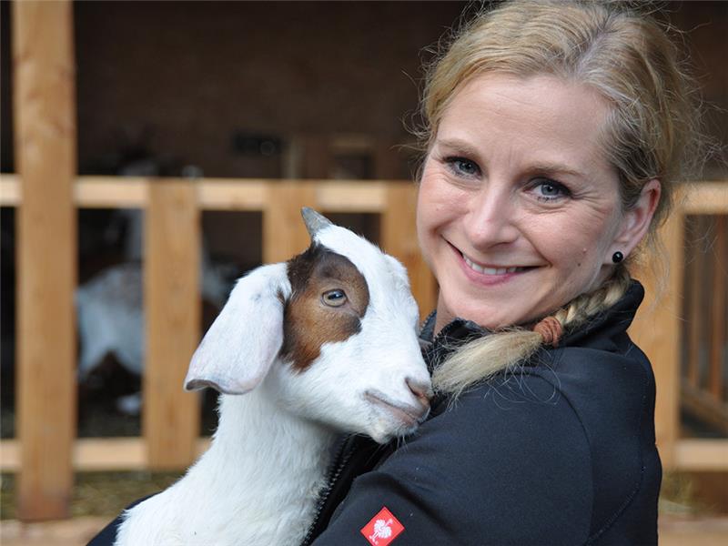 Biologin Nadja Niemann verlässt auf eigenen Wunsch den Zoo in der Wingst. Sie scheidet zum Jahresende als Zoo-Chefin aus.  Foto Kramp