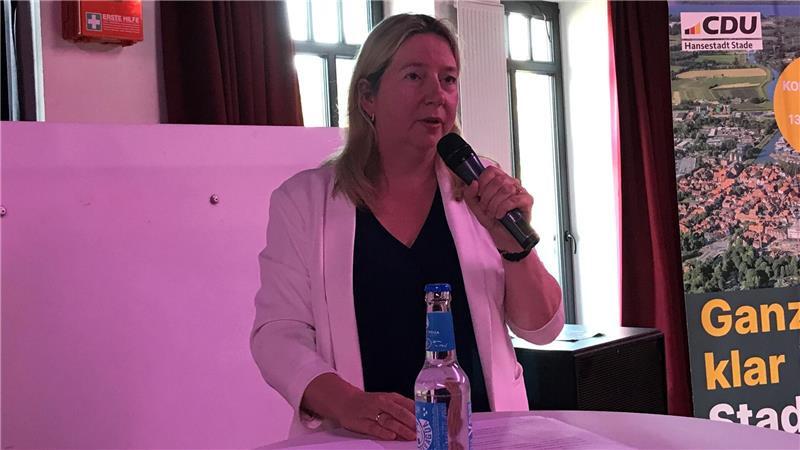 CDU-Kandidat Kramer: „Menschen fühlen sich in Stade nicht mehr sicher“ Birgit Butter.