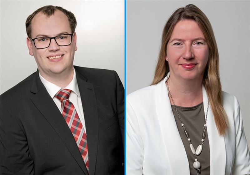 Birgit Butter (CDU) und Matthias Mittlmejer (SPD) treten am 9. Oktober im Wahlkreis Buxtehude an.