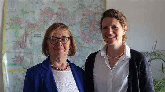 Birgit Pergande und ihre Nachfolgerin Annette Müller-Borghardt.