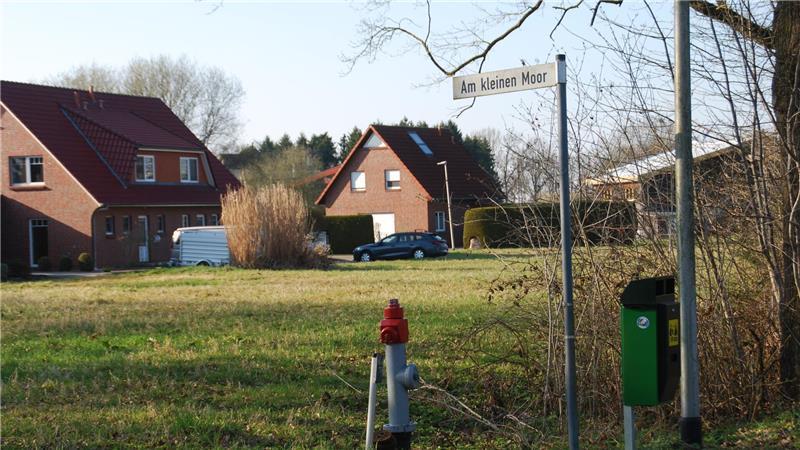 Bis heute nicht legalisiert: Häuser an der Straße Am kleinen Moor.