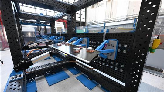 Bis zu drei Steuerflächen können gleichzeitig getestet werden.