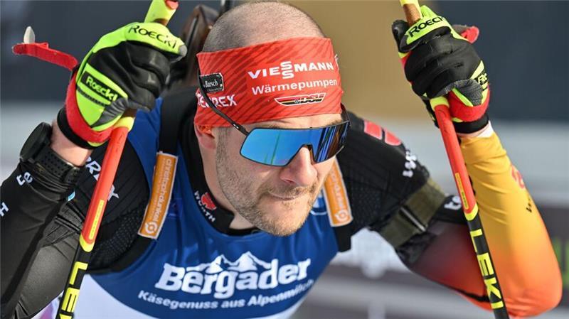 Weltspitze außer Reichweite: Männer-Debakel bei Biathlon-WM Bitter: Danilo Riethmüller schoss in der Verfolgung acht Strafrunden.