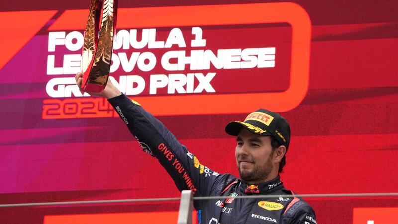 Pérez bis 2026 Teamkollege von Verstappen bei Red Bull Bleibt zwei weitere Jahre bei Red Bull: Sergio Pérez.