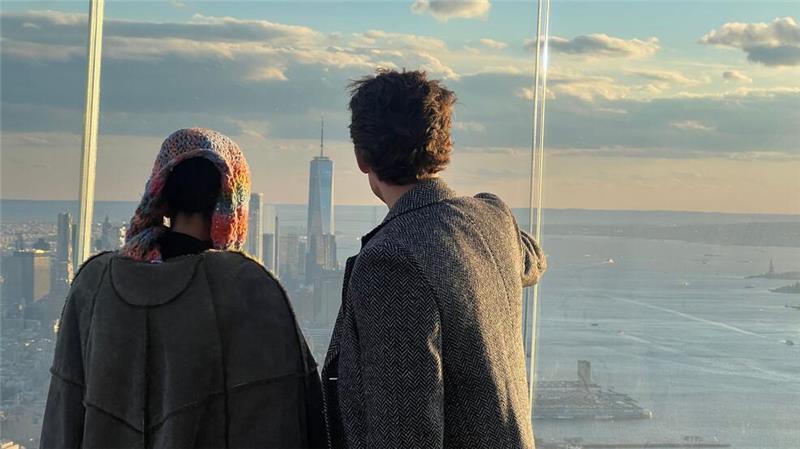 Teure beste Aussicht - New Yorks Wolkenkratzer im Wettbewerb Blick auf Downtown Manhattan.