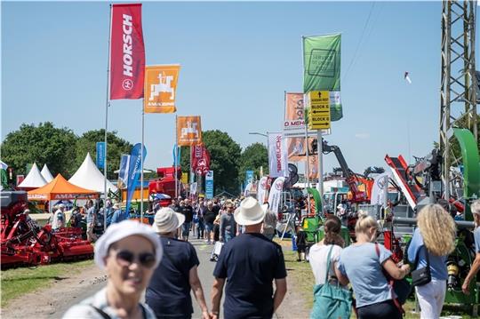 Blick auf das Ausstellungsgelände in Tarmstedt. Foto: TA/Matthias Hornung