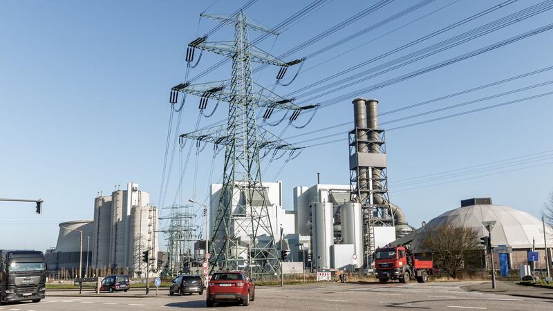 Moorburg: Bau eines Wasserstoff-Großelektrolyseur startet 2025 Blick auf das stillgelegte Kohlekraftwerk Moorburg.