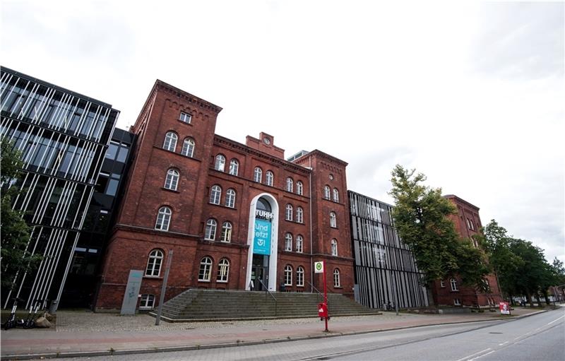 Blick auf den Eingang der Technischen Universität Hamburg-Harburg (TUHH), an der der Terrorist Mohammed Atta studiert hat.