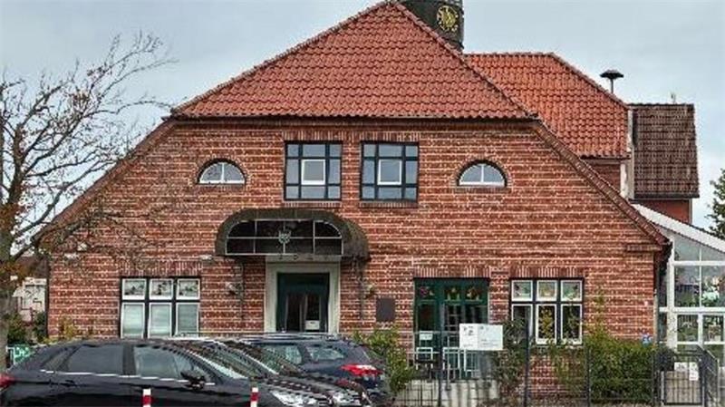 Blick auf die AWO-Kindertagesstätte Altes Rathaus in Grünendeich.