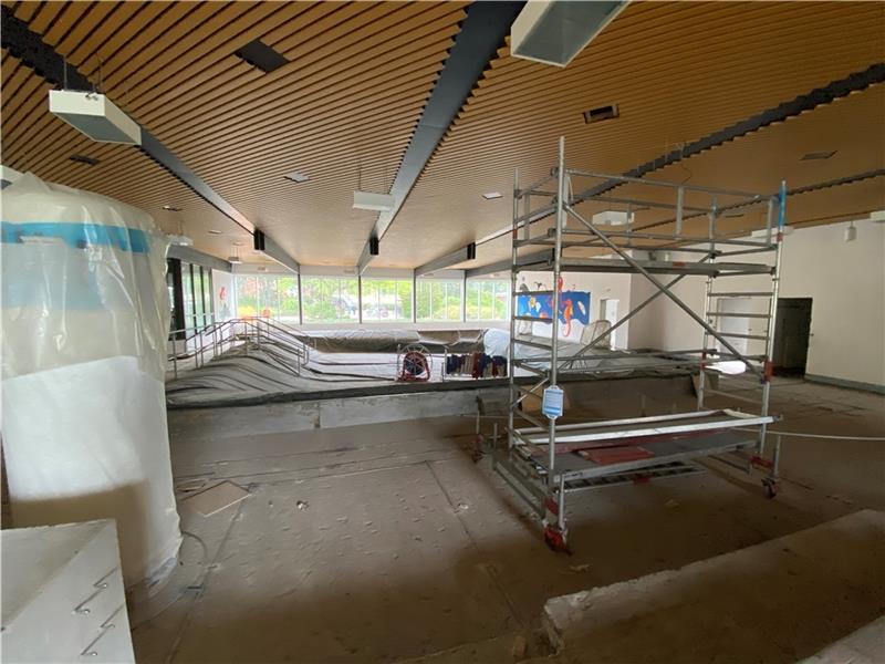 Bauarbeiten im Hallenbad in Neu Wulmstorf gehen voran Blick auf die Baustelle im Hallenbad Neu Wulmstorf. Archivfoto: Gemeinde