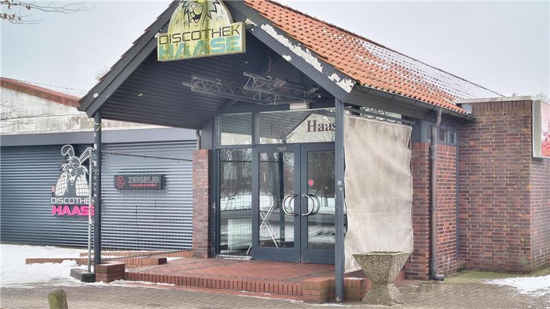 Blick auf die Discothek Haase in Bremervörde.