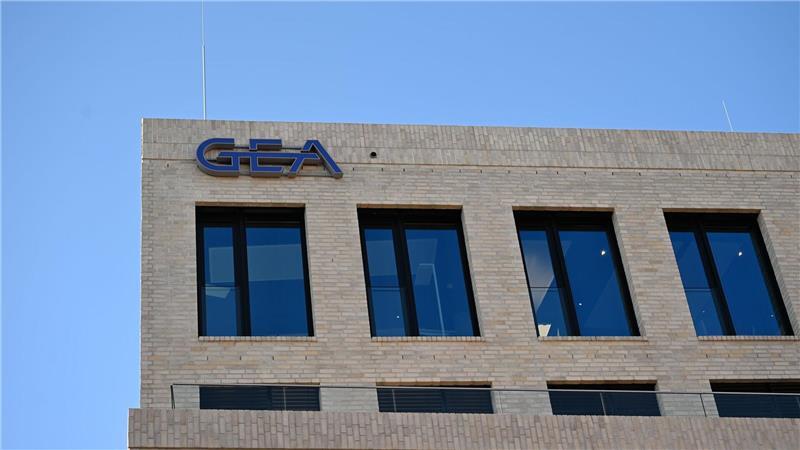 Blick auf die Gea-Firmenzentrale in Düsseldorf.