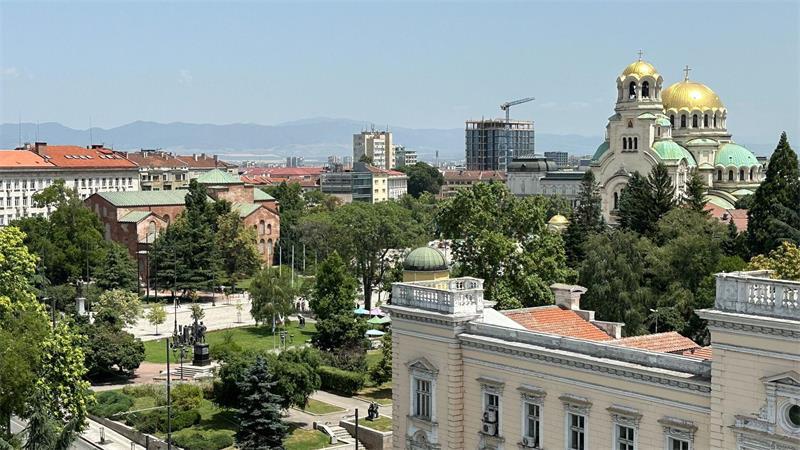 Bulgarien sucht die Superstadt: ESC in Burgas oder Sofia? Blick auf die Kuppel der Alexandar-Newski-Kathedrale in Sofia. (Archivbild)