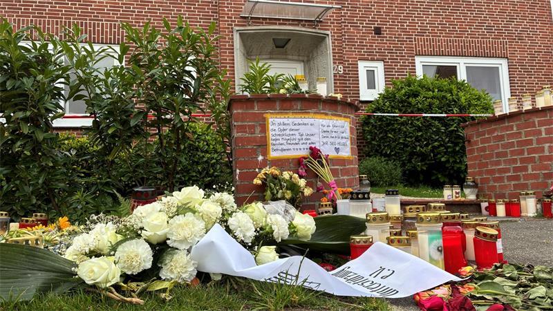 Blick auf die Mutter-Kind-Einrichtung in der Dankersstraße in Stade. Hier wurden am 29. Juni 2026 sechs Menschen getötet.