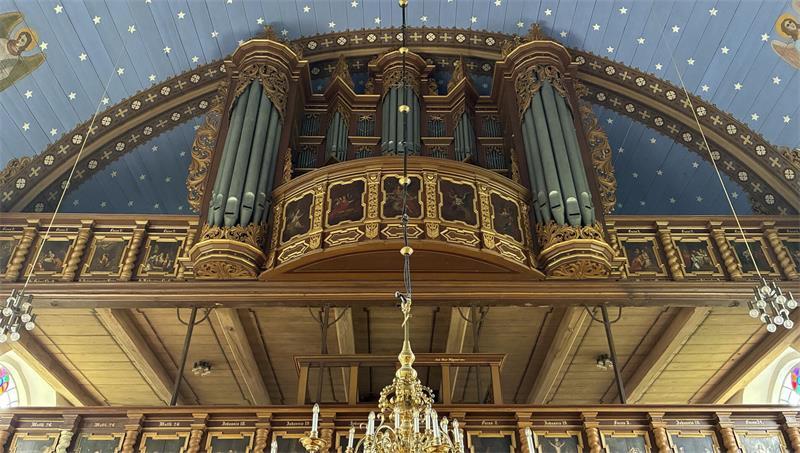 Unterm Sternenhimmel: Gemeinsam in der St.-Martini-Kirche übernachten Blick auf die Orgel der Estebrügger Kirche.