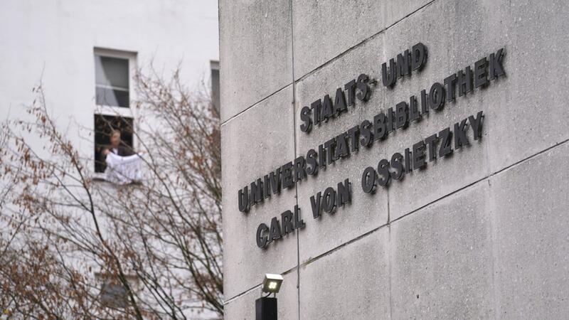 Ehemalige Hamburger „Stabi“-Leiterin gestorben Blick auf die Staats- und Universitätsbibliothek auf dem Universitätsgelände.