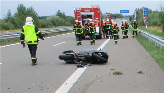 Blick auf die Unfallstelle. Fotos: Polizeinspektion Stade