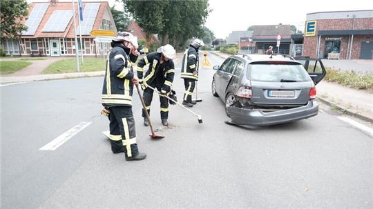Blick auf die Unfallstelle in Hammah. 