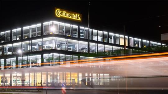Blick auf die Unternehmenszentrale der Continental AG.