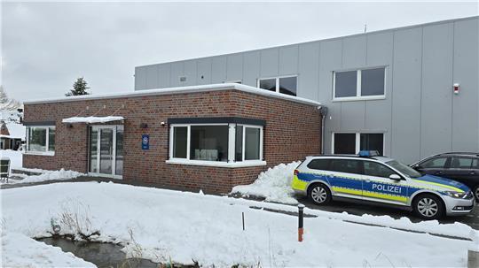 Blick auf die neue Dienststelle der Polizei Freiburg.