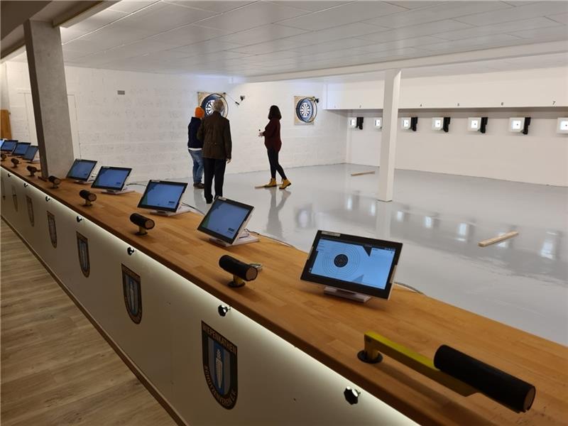 Blick auf die neue Schießanlage in Wiepenkathen. Foto: Heinbockel